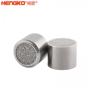 廠家定制0.2-90微米多孔金屬氣體傳感器防爆外殼，隔火焰耐腐蝕316L不銹鋼防爆片
