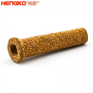 廠家定制燒結(jié)不銹鋼氣動(dòng)消聲器排氣消音器過濾器和通氣孔用于降噪