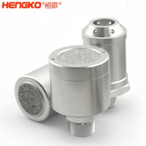 恒歌定制孔徑0.2-120μm不銹鋼氣體傳感器防爆外殼，耐腐蝕防水金屬過濾器