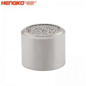 廠家定制0.2-90微米多孔金屬氣體傳感器防爆外殼，隔火焰耐腐蝕316L不銹鋼防爆片