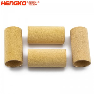 廠家定制生產(chǎn)銅粉末過(guò)濾芯燒結(jié)銅濾芯濾管孔隙均勻，銅燒結(jié)除塵防塵過(guò)濾銅管