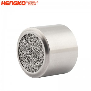 廠家定制0.2-90微米多孔金屬氣體傳感器防爆外殼,隔火焰耐腐蝕316L不銹鋼防爆片