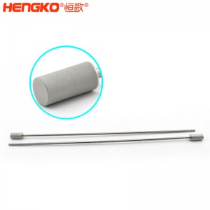 廠家批發(fā)316L不銹鋼長桿不銹鋼曝氣頭耐腐蝕防塵，用于二氧化碳/氧氣擴散