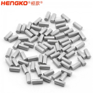 定制超細(xì)小6mm長(zhǎng)高精密不銹鋼燒結(jié)濾芯 _燒結(jié)316l不銹鋼濾片濾柱