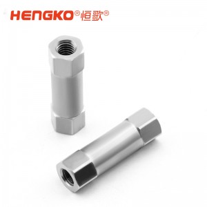 恒歌一體式接頭阻尼液壓過渡接頭體帶節(jié)流小孔阻尼限流閥過濾器