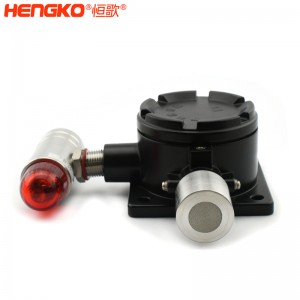 恒歌可燃氣體探測器配件燈光報警器,聲音響響應(yīng)快耐高溫不銹鋼氣體探測器探頭