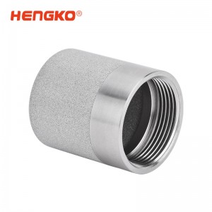 不銹鋼內(nèi)螺紋燒結(jié)濾芯丨溫濕度傳感器多孔金屬錐形保護(hù)罩M30*1.5