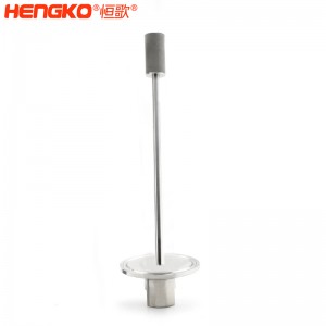 廠家批發(fā)316L不銹鋼長桿不銹鋼曝氣頭耐腐蝕防塵，用于二氧化碳/氧氣擴散