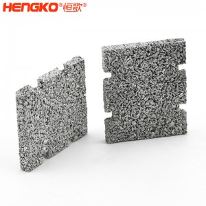 廠家定制微米多孔燒結不銹鋼濾芯_可反向沖洗不銹鋼濾板工業設備氣源用