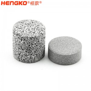 恒歌氣動(dòng)智能閥門執(zhí)行器平衡塞_耐磨損耐高溫不銹鋼燒結(jié)濾柱