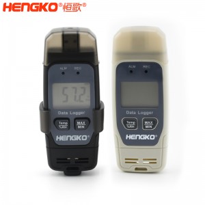 恒歌生產(chǎn)供應無線溫濕度記錄儀傳感器低功耗抗干擾高精準，用于藥品海鮮運輸