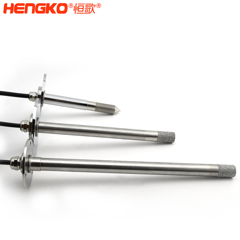 恒歌直銷平頭/尖頭不銹鋼溫濕度傳感器探頭帶電線,用于土壤農業 Featured Image